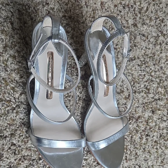 Sophia Webster Silver Sandals with Strappy Design - Picture 13 of 13